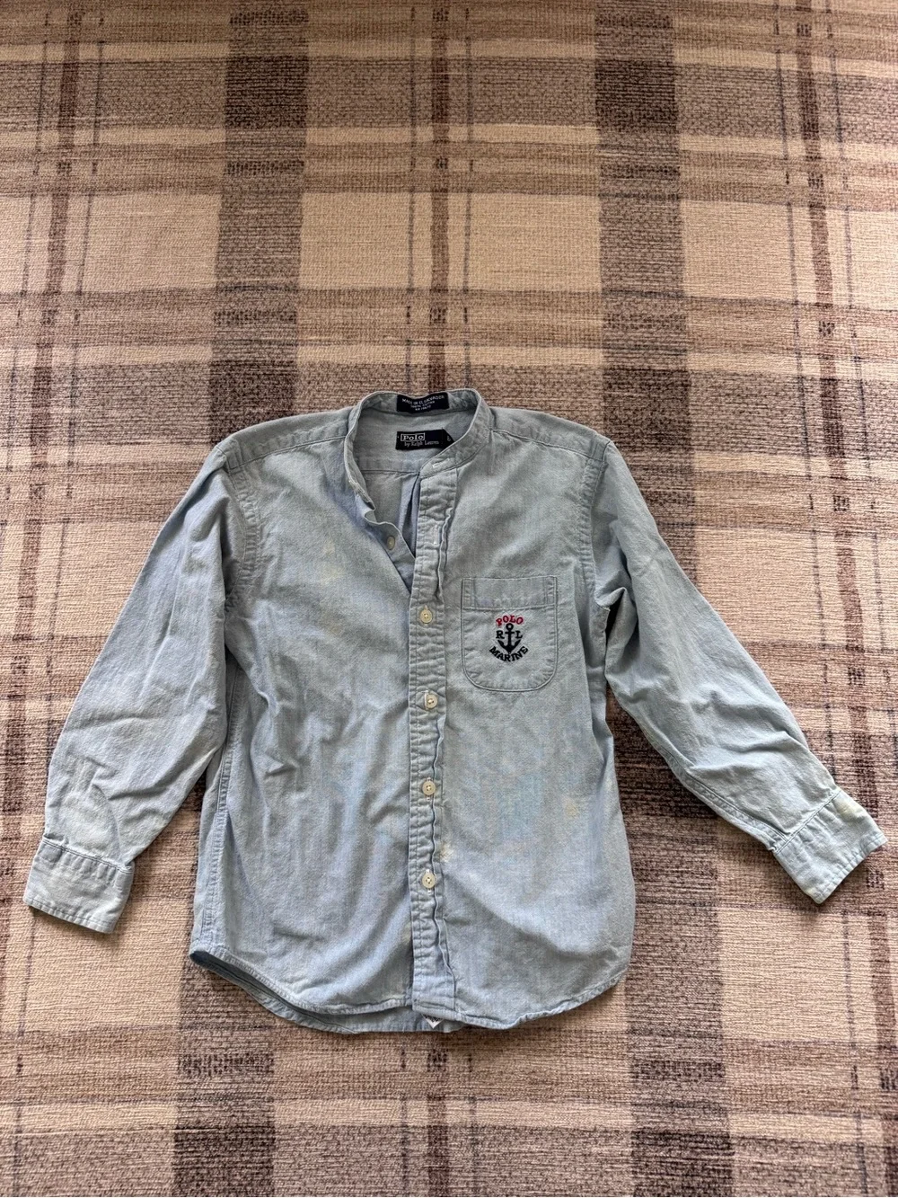 Ralph Lauren Boys Button-Down Shirts Bundle - Chambray and Oxford Cloth Stripe